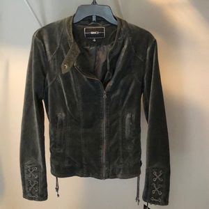 COPY - NWT BNCI velvet Hunter Green Jacket sz Medium